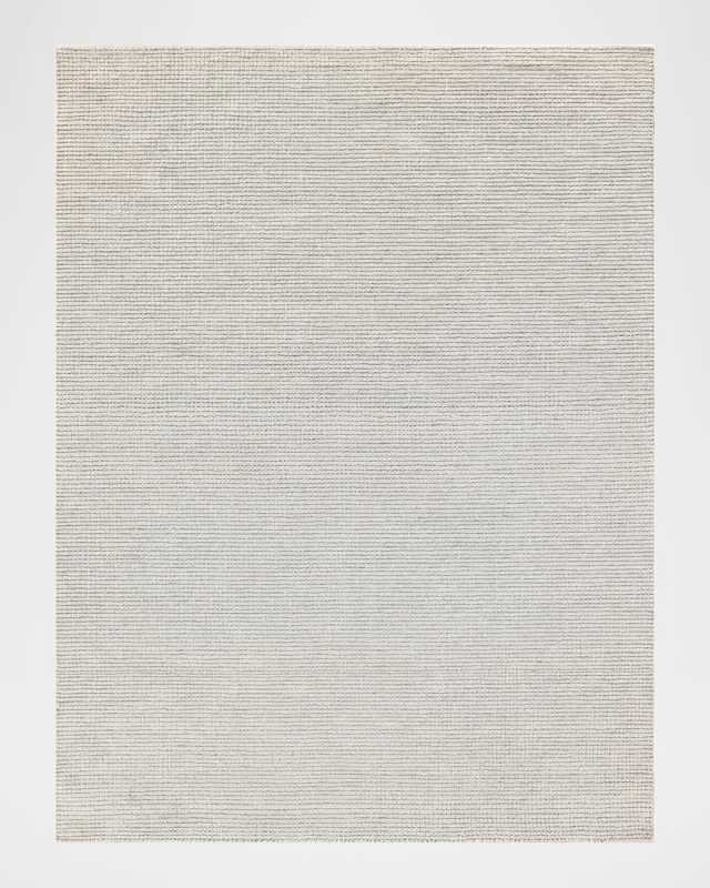 Key West Hand-Tufted Light Silver Rug, 5' x 8'
